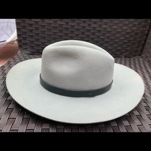 Rag and bone grey wool hat